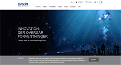 Desktop Screenshot of epson.dk