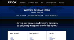 Desktop Screenshot of epson.com