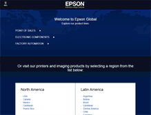 Tablet Screenshot of epson.com
