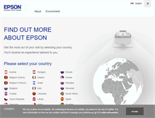Tablet Screenshot of epson.eu