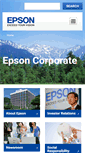 Mobile Screenshot of global.epson.com