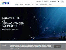 Tablet Screenshot of epson.nl